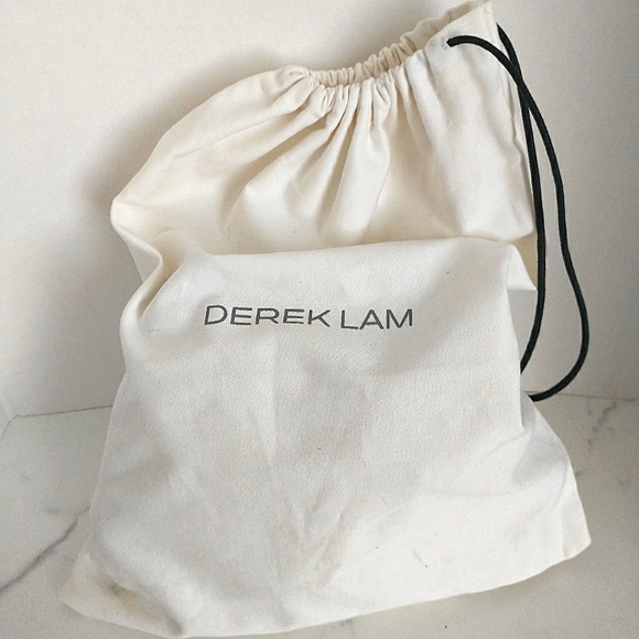 Derek Lam Genuine Leather Wedge Slingback Sandals - Black Size 37 - Picture 3 of 8